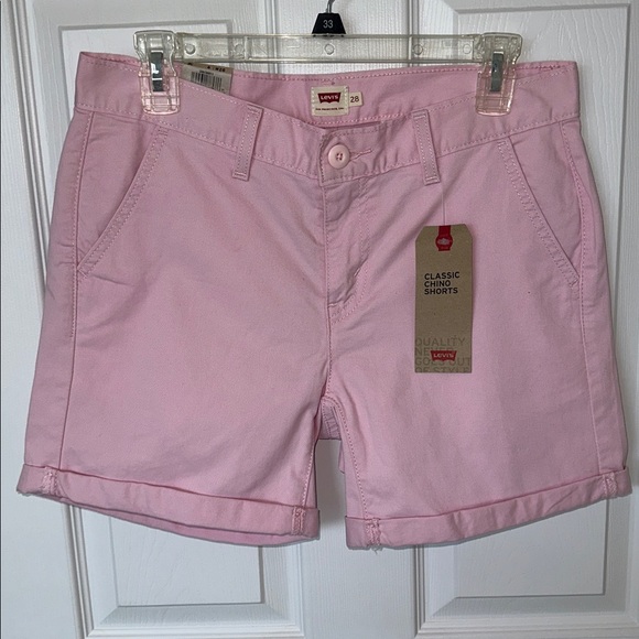 Levi's Pants - Levi's Light Pink Women's Bermudas